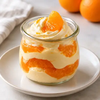 Crème à l’orange : recette mousseuse en verrines