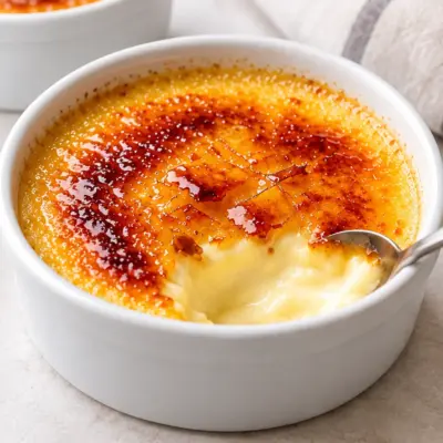 Crème brûlée facile, vanillée et croustillante