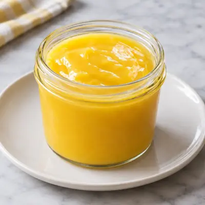 Crème de citron facile, recette britannique