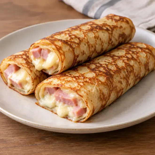 Crêpe jambon fromage : recette facile et fondante