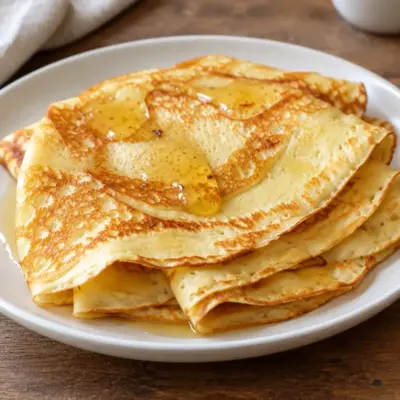 Crêpes au miel : recette facile et dorée