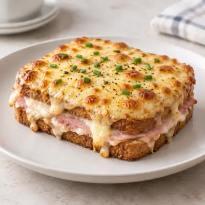 Croque-monsieur recette facile et gratinée