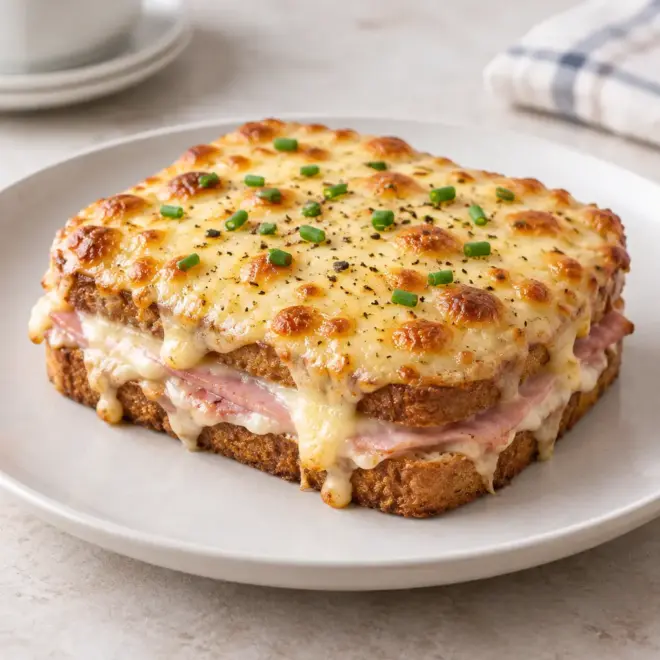Croque-monsieur recette facile et gratinée