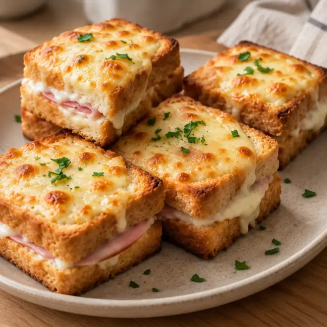 Croque-monsieur recette facile au four