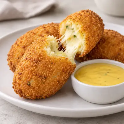 Croquettes de pommes de terre au fromage faciles