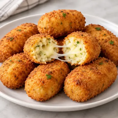 Croquettes de pommes de terre au fromage faciles