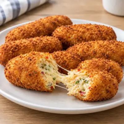 Croquettes de poulet recette dorée et croustillante