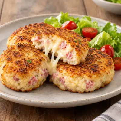 Croquettes jambon fromage dorées et fondantes