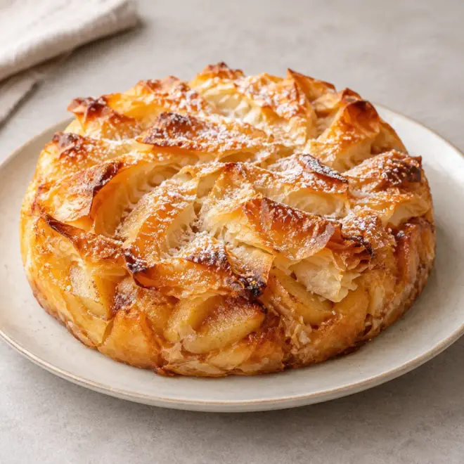 Croustade aux pommes facile et croustillante