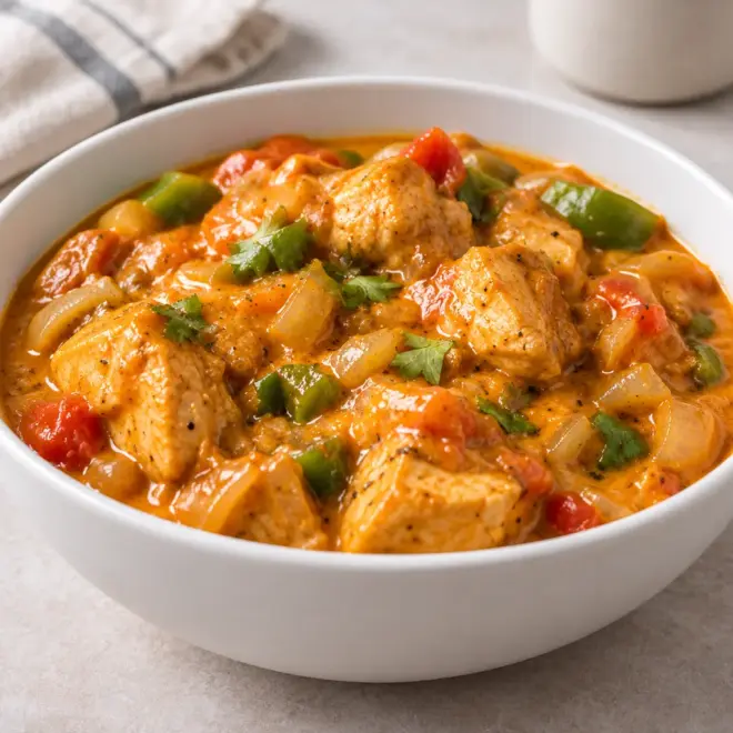 Curry crémeux au poulet facile et fondant