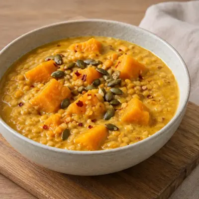 Curry de lentilles corail facile et crémeux