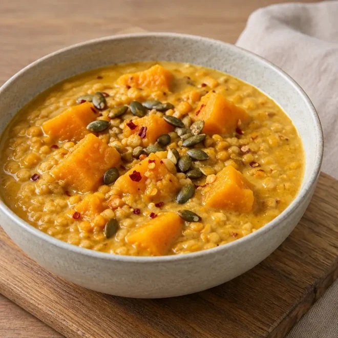 Curry de lentilles corail facile et crémeux