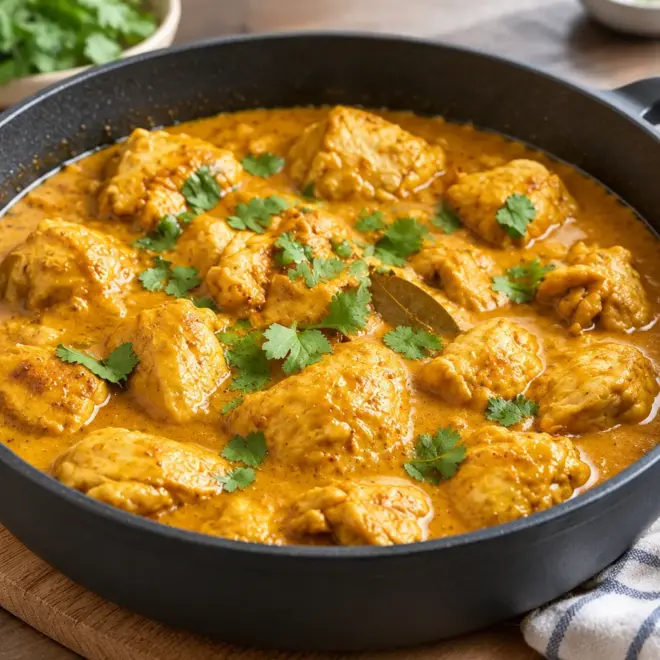 Curry de poulet facile au lait de coco