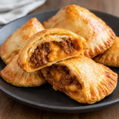 Empanadas au bœuf et au fromage faciles