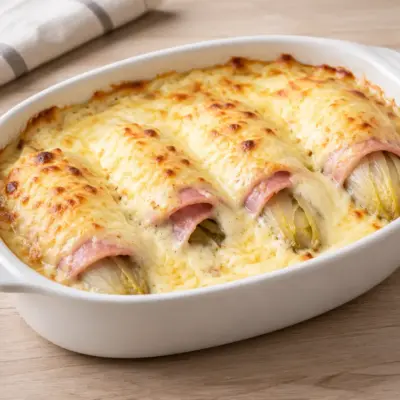 Endives au jambon : recette fondante et dorée