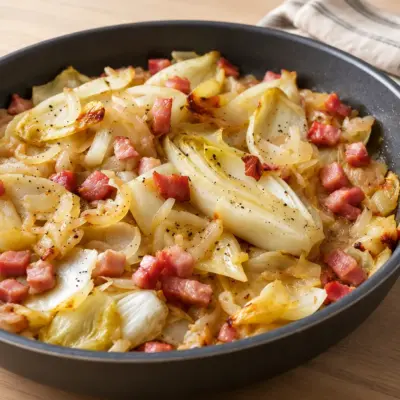 Endives aux lardons : recette fondante et facile