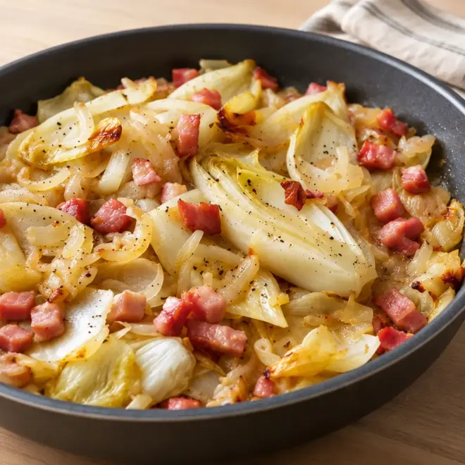Endives aux lardons : recette fondante et facile