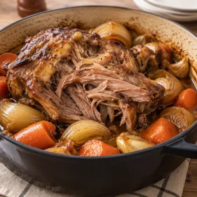 Épaule d’agneau braisée facile en cocotte