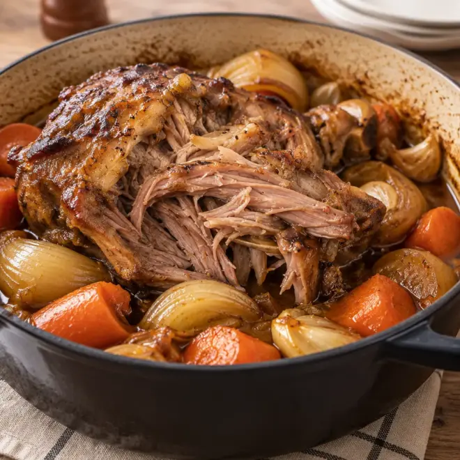 Épaule d’agneau braisée facile en cocotte