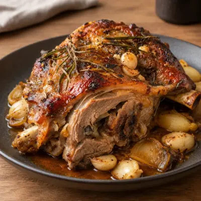 Épaule d’agneau rôtie facile et fondante