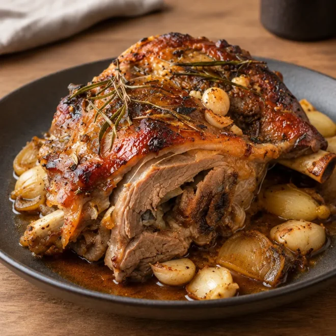 Épaule d’agneau rôtie facile et fondante