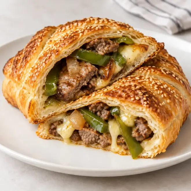 Feuilleté bœuf fromage, recette croustillante