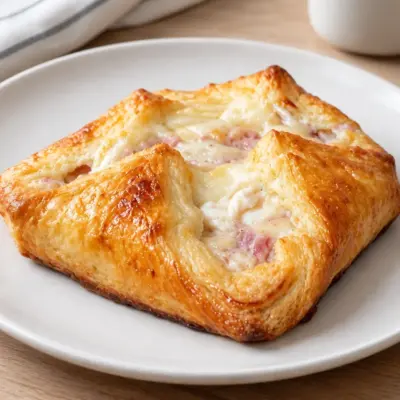 Feuilletés jambon-fromage faciles et croustillants
