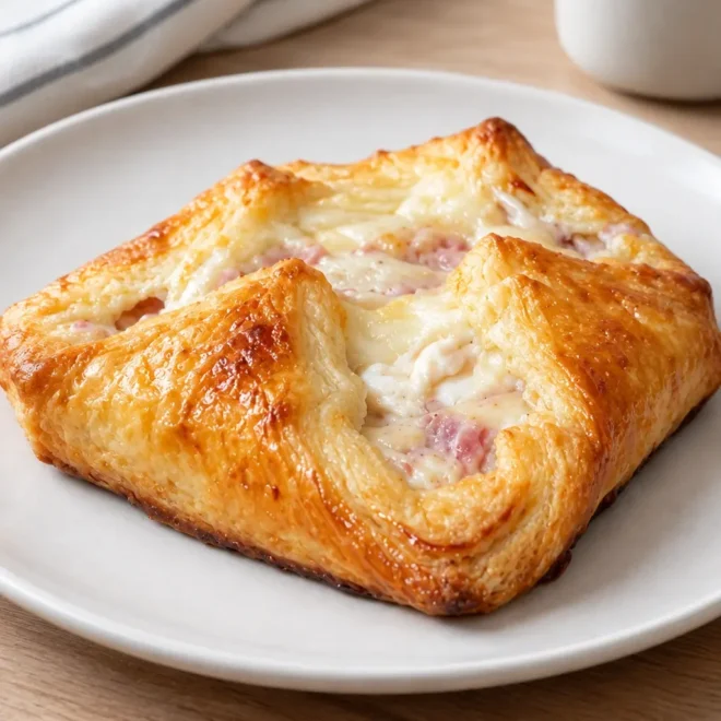 Feuilletés jambon-fromage faciles et croustillants