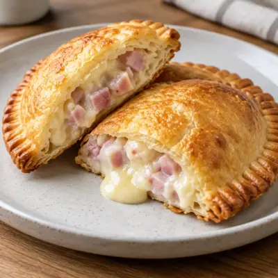 Feuilletés jambon-fromage faciles et dorés