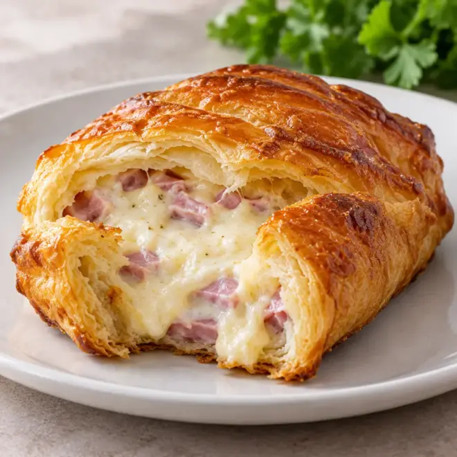 Feuilletés jambon-fromage faciles et croustillants