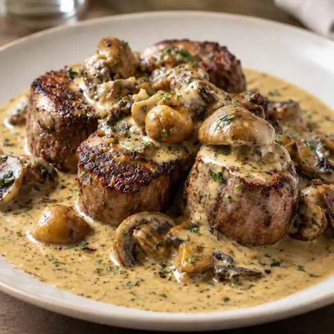 Filet au poivre recette sauce crémeuse