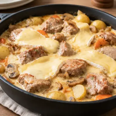 Filet mignon au reblochon facile et crémeux