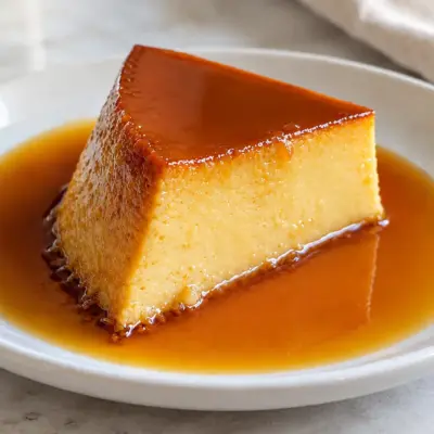 Flan au caramel facile au bain-marie