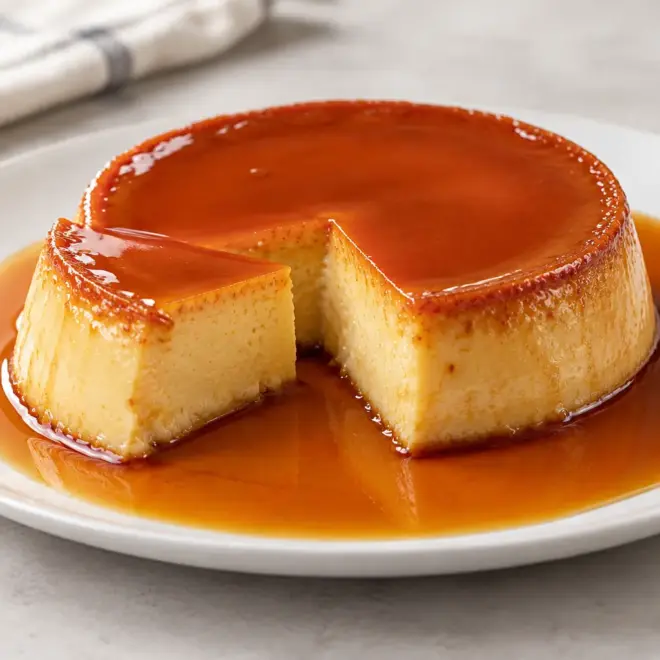 Flan au caramel recette facile et fondante
