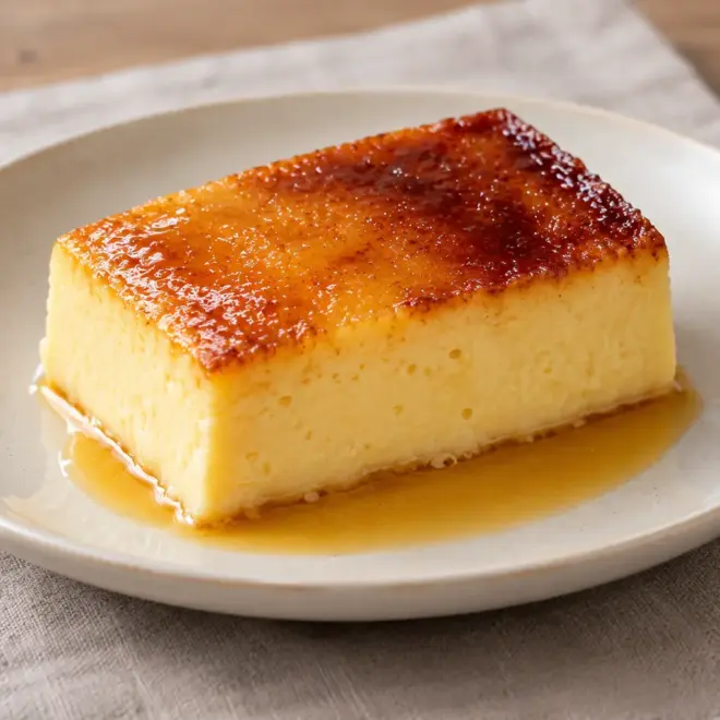 Flan caramélisé facile au bain-marie