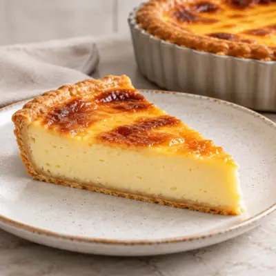 Flan pâtissier à la vanille facile et crémeux