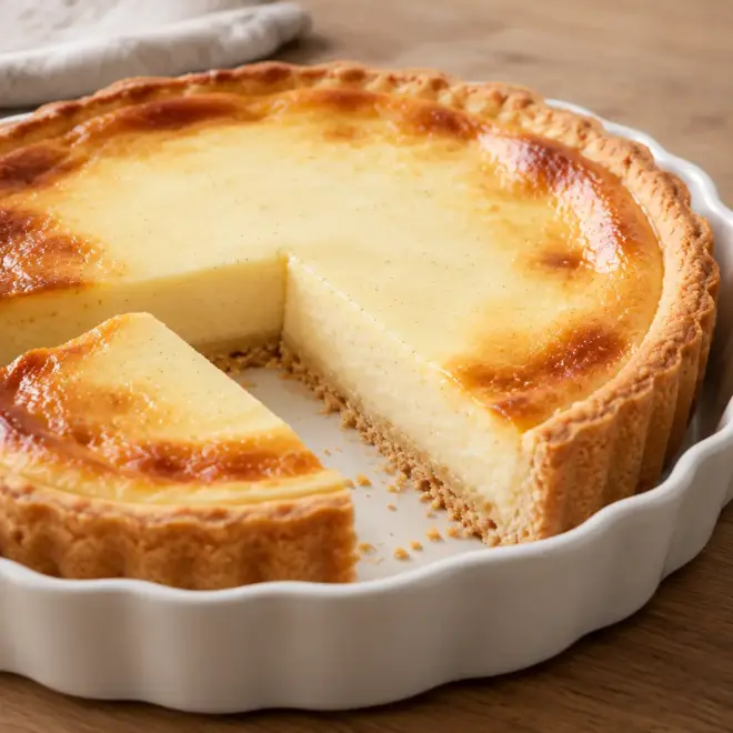 Flan pâtissier recette fondante et dorée