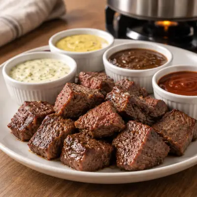 Fondue bourguignonne recette facile à 175 °C