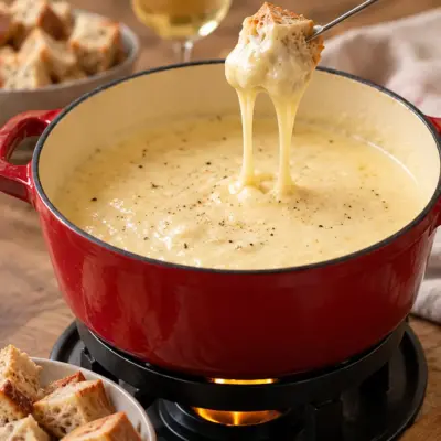 Fondue savoyarde : recette aux trois fromages