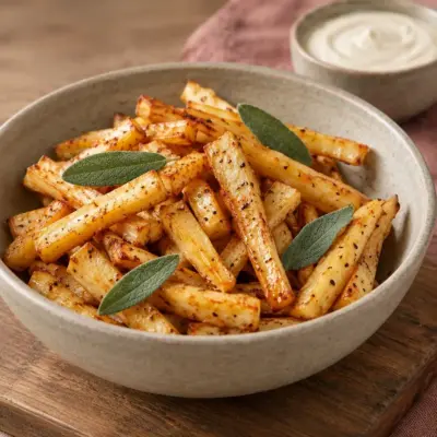 Frites de panais recette au miel et aux épices