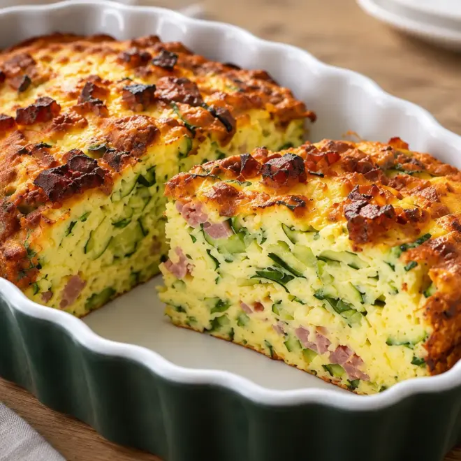 Frittata de courgettes facile au four