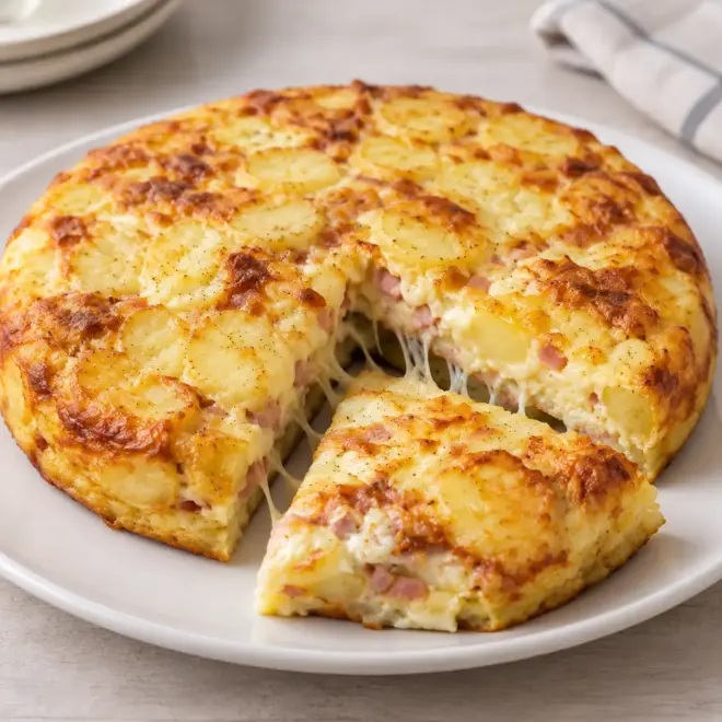 Frittata pommes de terre facile et gratinée