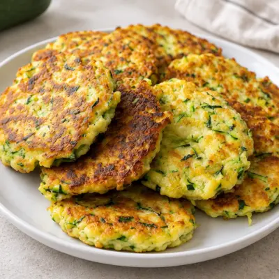 Frittelles de courgette faciles et croustillantes