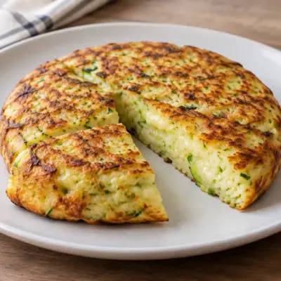 Galette de courgettes facile et moelleuse