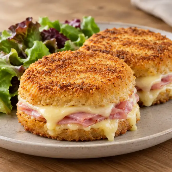 Galettes croustillantes : jambon et raclette