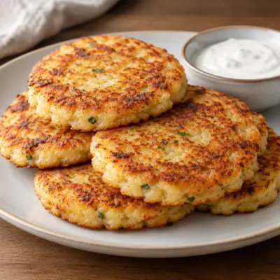 Galettes de pommes de terre croustillantes