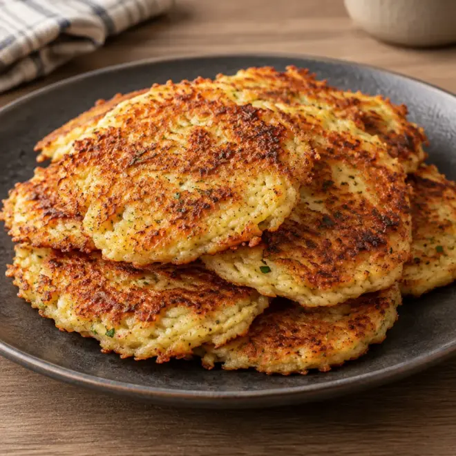 Galettes de pommes de terre croustillantes, dorées et tendres
