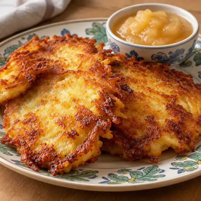 Galettes de pommes de terre faciles et croustillantes