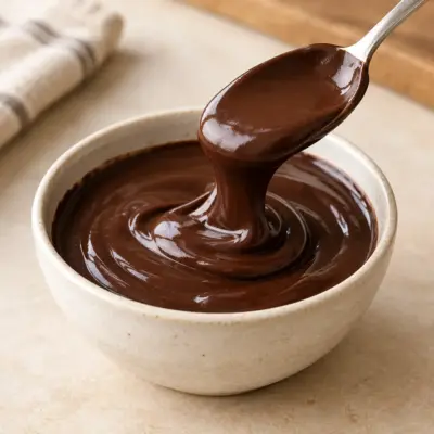Ganache au chocolat facile et brillante