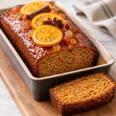 Gâteau à l’orange : recette épicée et moelleuse